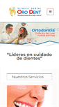 Mobile Screenshot of clinicadentalorodent.com
